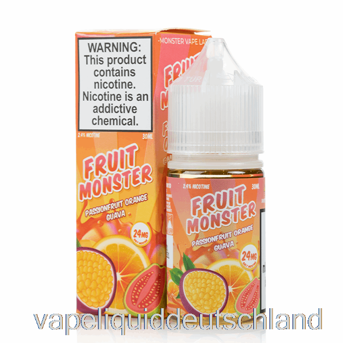 Passionsfrucht-Orangen-Guave – Fruchtmonstersalze – 30 Ml, 24 Mg Vape-Flüssigkeit